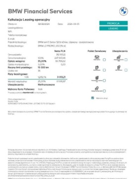 BMW Seria 5 G90-91 Touring 2.0 520d 197KM 2025 BMW Seria 5 BMW Bonkowscy Salon Polska Promocyjne Finansowanie 2.0, zdjęcie 28