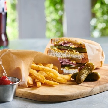 БУМАГА ДЛЯ ВЫПЕЧКИ КОРИЧНЕВЫЙ ПЕРГАМЕНТ РУЛОН 10М