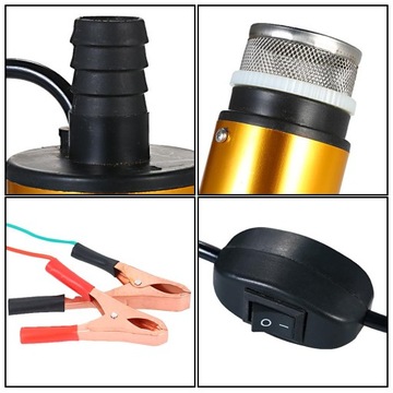 НАСОС ДЛЯ СЛИВА ТОПЛИВА, МАСЛА, ВОДЫ, БОЛЬШОЙ ЭЛЕКТРИЧЕСКИЙ 12В