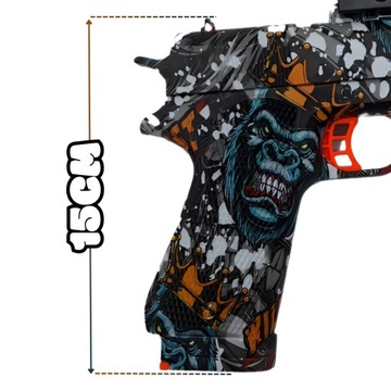 ПИСТОЛЕТ COLT GLOCK ГЕЛЕВЫЕ ШАРЫ ДЛЯ ВОДЫ АВТОМАТИЧЕСКИЕ БЕЗОПАСНЫЕ ОЧКИ ORBEEZ