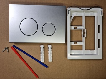 КНОПКА Смыва Cersanit Aqua Link КОВрик ХРОМ Кнопка смыва для унитаза