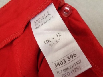 40 MARKS&SPENCER SPODNIE RYBACZKI RED K3138