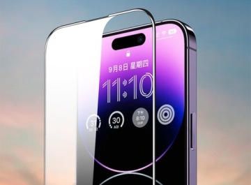 5D-стекло для iPhone 15 Pro Max с полным клеем, керамика, МЯГКОЕ СТЕКЛО