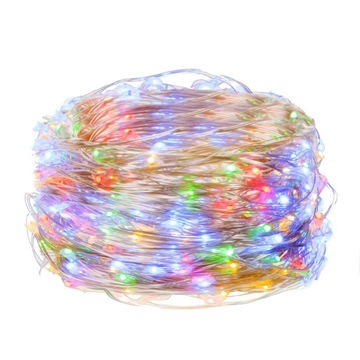 ПРОВОДНЫЕ ЛАМПЫ 100LED МНОГОЦВЕТНЫЕ СТРУННЫЕ СВЕТИЛЬНИКИ MIRKO СВЕТ НА АККУМУЛЯТОРЕ
