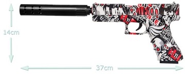 СЕЙФ ДЛЯ ПИСТОЛЕТА GLOCK КАРТРИДЖИ С ПЕНОЙ ЭВА СТРУГИ ПАДАЮЩИЙ КОРПУС