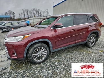 Toyota Highlander II 2019 Toyota Highlander Se, V6, od ubezpieczalni 3.5 Benzyna 295KM