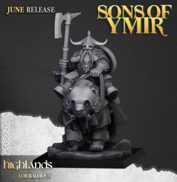 Кавалерия карликового медведя x5 CMD - Highlands Miniatures