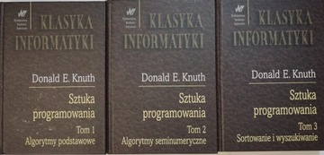 KNUTH SZTUKA PROGRAMOWANIA KOMPLET