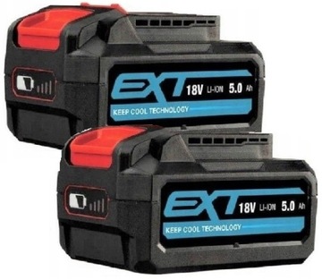2 x ERBAUER BATERIA EBAT18LI-5 18V 5.0 5Ah ZESTAW