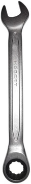 Klucz płasko-oczkowy z grzechotką 7mm CRV HOGERT