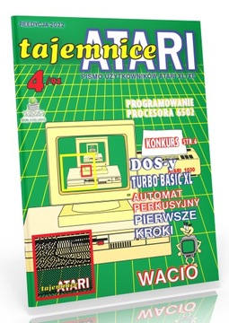 Czasopismo TAJEMNICE ATARI 4/91, reed. 2022, NOWE!