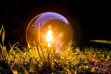 Садовая лампа Декоративный садовый шар 30 см