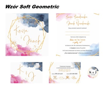 ZAPROSZENIA ŚLUBNE Ślub Boho RSVP 4w1 Twój Tekst!