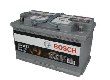 АКУМУЛЯТОР BOSCH 12V 80AH 800A S5 AGM СТАРТ- СТОП (БЕЗ ZDANIA STAREGO) 