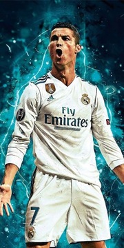 Криштиану Роналду CR7 Реал Мадрид Плакат Изображение 90x60 см #4