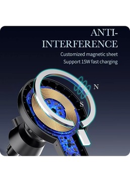 Автомобильный держатель Индуктивное зарядное устройство MagSafe 15 Вт индукционное для сети