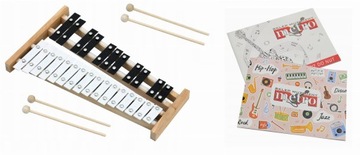 DZWONKI CHROMATYCZNE MAT MAX 27 TON + 2X ZESZYT + DODATKOWE PAŁECZKI