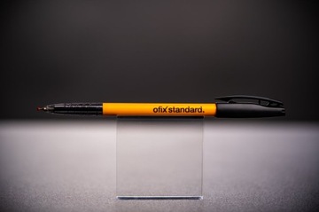 OFIX Standard, традиционная офисная ручка ШАРИКОВАЯ ДОПОЛНИТЕЛЬНАЯ 0,7 мм, черная с зажимом