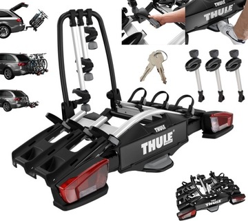 BAGAŻNIK Uchwyt ROWEROWY na hak THULE VeloCompact 926 3 Rowery