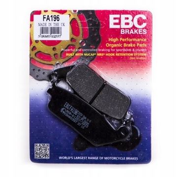 KLOCKI HAMULCOWE EBC YAMAHA MT-01 05-09 TYŁ