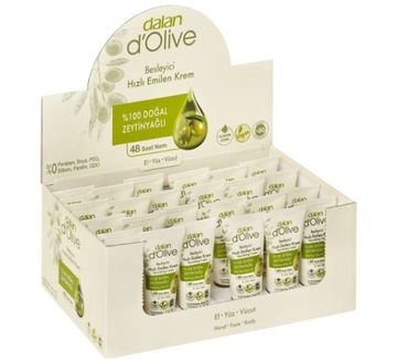 DALAN d'Olive Krem Odżywczy do Rąk i Ciała 20ml x 24 sztuki WAŻN. DO 03/28