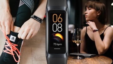 Умные часы SMARTBAND Rubicon RNCF05 черные