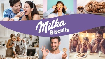 Ciastka Milka XL Cookies Nuts z orzechami i czekoladą 184 g