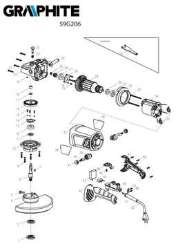 Дисковая шлифовальная машина на липучке ГРАФИТ 59G260