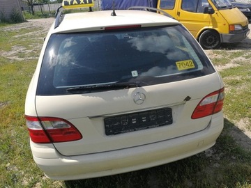 MERCEDES W211 FACELIFT VÍKO KUFRU ZADNÍ HOLÁ SKLO (OKNO) TAXI