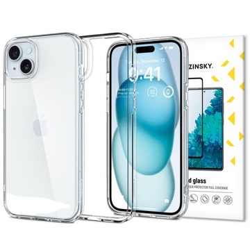 Etui do iPhone 15 Spigen + GRATIS szkło ochronne hartowane