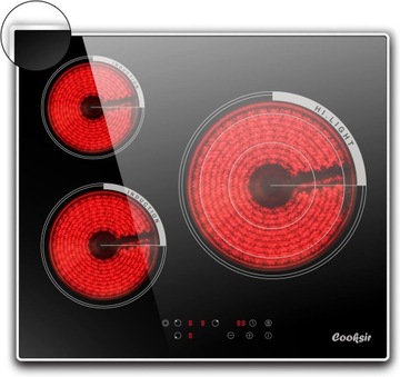 Cooksir CSC-603T1 Płyta Ceramiczna Indukcyjna 5,7kW 3 Duży Palinik 30cm