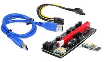 RISER 009S GOLD USB3.0 PCI-E PCI 1x-16x SATA TAPE