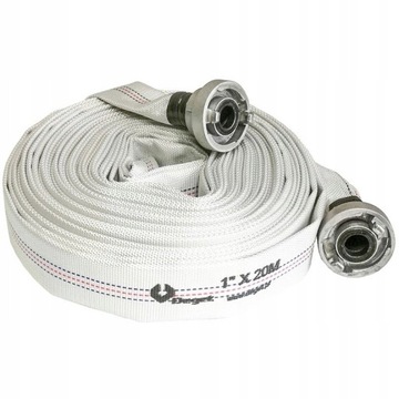 WĄŻ STRAŻACKI PARCIANY DO WODY BRUDNEJ SZAMBA 1 CAL 30M POMPY ZE ZŁĄCZKAMI