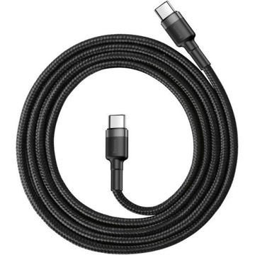 Kabel USB-C / USB-C, Baseus Cafule, 3A, 60W, 1m