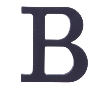 LITERA B NA DOM BUDYNEK ADRES LITERY 9 CM CZARNA