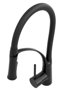 NEXO BLACK KITCHEN смеситель с выдвижным изливом