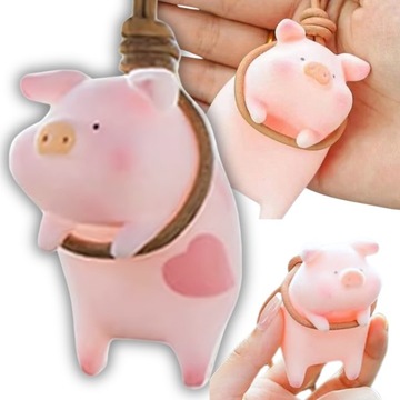 ZAWIESZKA OZDOBNA ŚWINKA DEKORACJA AUTA DOMU BIURA ŚWINIA PROSIACZEK BRELOK