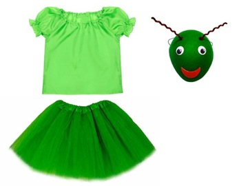 ШЛЯПА ДЛЯ КРИКЕТА, НАРЯД С ТРАВОЙ, ЗЕЛЕНАЯ