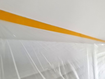 ПЛЕНКА ДЛЯ ПОКРАСКИ АНТИХЛАП С ЛЕНТОЙ 150смx33 Клейкая пленка Speedy Mask