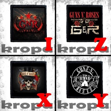 Нашивка GUNS 'N ROSES 10 х 10 см Много узоров!
