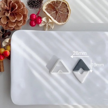 Mini Elemental Cutter Gumdrop Rounded Triangle Moon Rhombus Donut Shape Pol