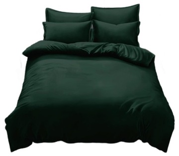 KOMPLET POŚCIELI BAWEŁNA 160X200 2 POSZEWKI GŁADKA