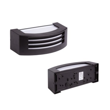 Oprawa Kinkiet elewacyjny OE-5 1 x E27 Aluminium CZARNY