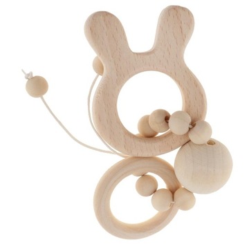 Wood Teething Bracelet Baby Teether Bracelet Baby
