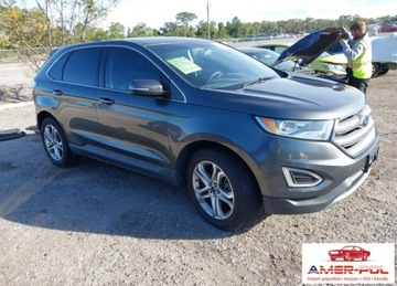 Ford Edge II 2018 Ford Edge 2018r., Titanium, 2L, od ubezpieczalni 2.0 Benzyna 248KM