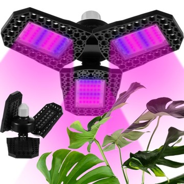 Lampa Do Wzrostu Uprawy Roślin Panel LED Żarówka