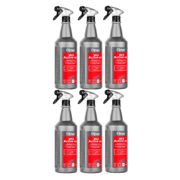 Clinex W3 ACTIVE BIO, Płyn do mycia łazienki 1l x6