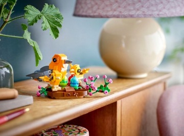 LEGO Ideas 40639 Ptasie Gniazdo Ptak Jajka Pisanki Ozdoba Wielkanoc