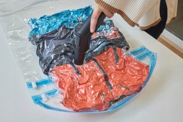 Worek próżniowy 50x70 cm na rzeczy ubrania MOCNE WIELOKROTNEGO UŻYTKU