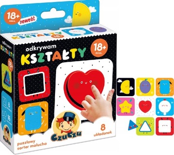 CZUCZU PUZZLE ODKRYWAM KSZTAŁTY SORTER MALUCHA18m+